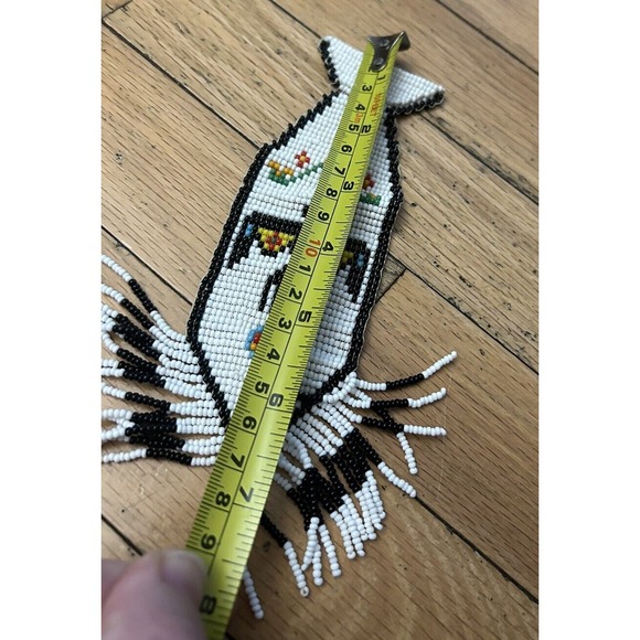 Lot of 2 Native American Beaded Neck Ties - No Reserve! - Picture 2 of 8